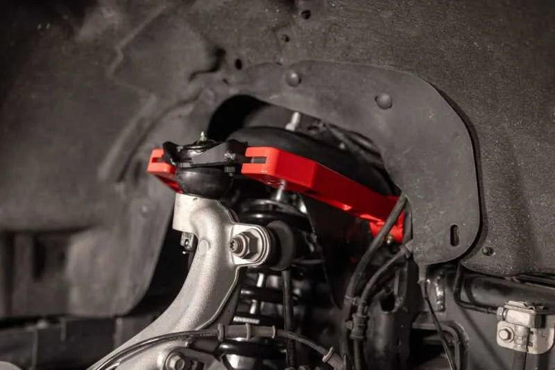 UMI Performance 15-25 Ford F-150 Adjustable Upper A-Arm Kit - Red - Additional View 6