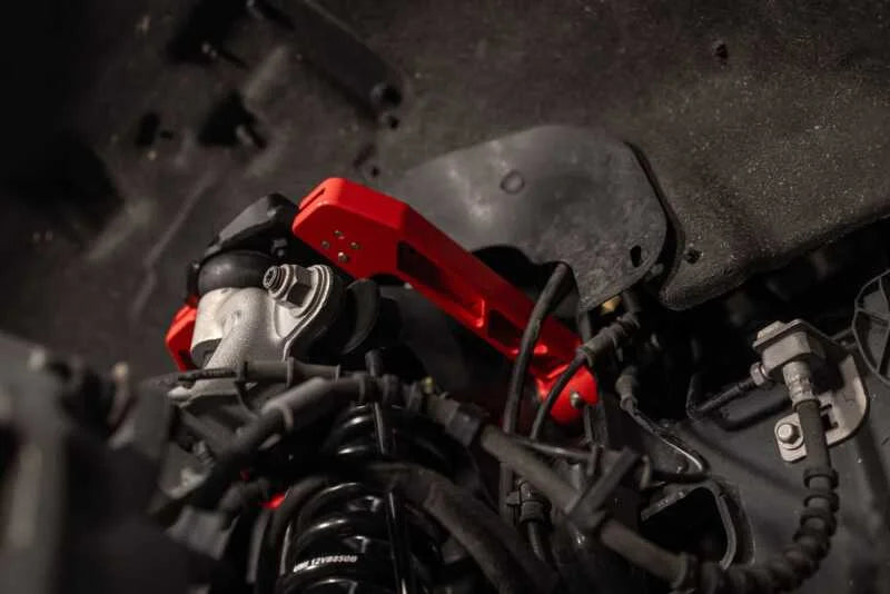UMI Performance 15-25 Ford F-150 Adjustable Upper A-Arm Kit - Red - Additional View 7