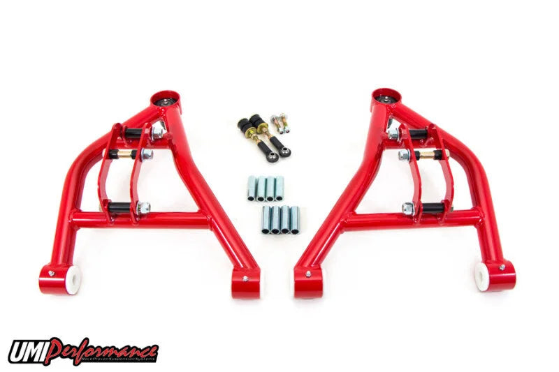 UMI Performance 2655-1-R Lower A-Arms Tall Ball Joints Race Version fits 1970-1981 Chevrolet F-Body Camaro / Camaro Berlin...