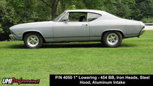 Load image into Gallery viewer, UMI Performance 64-72 GM A-Body 78-88 G-Body 1in Lowering Spring Rear - Side View