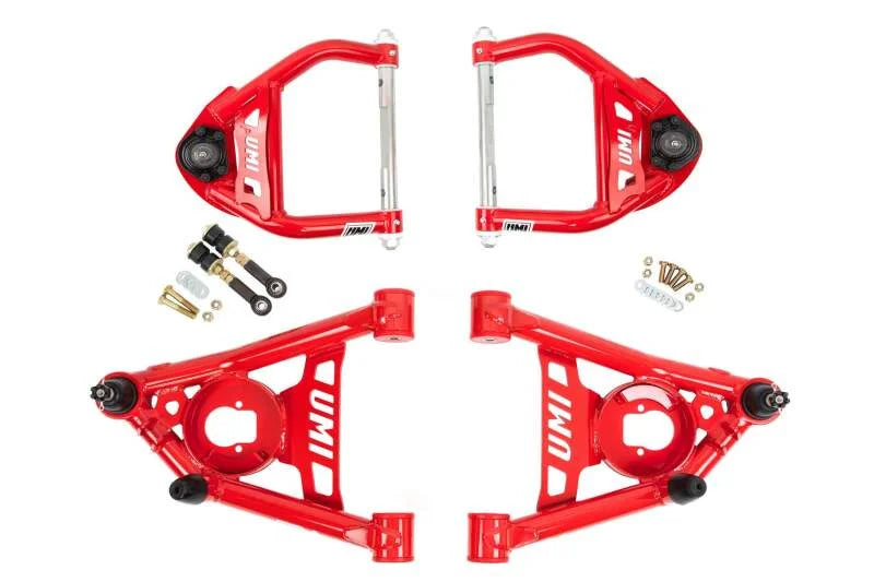 UMI Performance 64-72 GM A-Body Tubular Upper & Lower Front A-Arm Kit - Main Product View