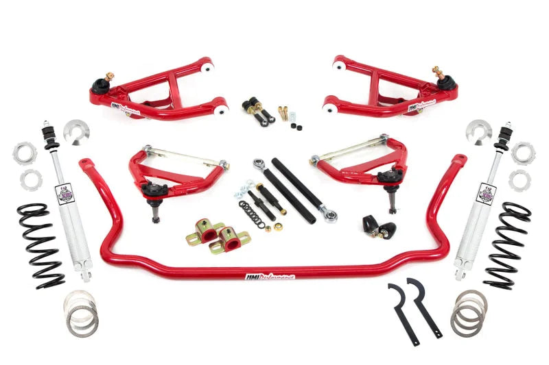 UMI Performance 68-70 GM A-Body Corner Max Street Handling Race Package - Red - Main Product View
