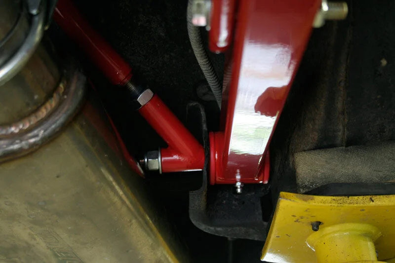 UMI Performance 68-72 GM A-Body Control Arm Reinforcements/Frame Braces - Back View
