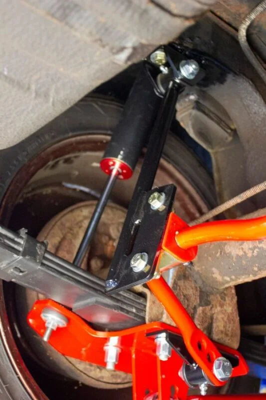 UMI Performance 70-81 GM F-Body Adjustable Sway Bar Poly Rear - Back View