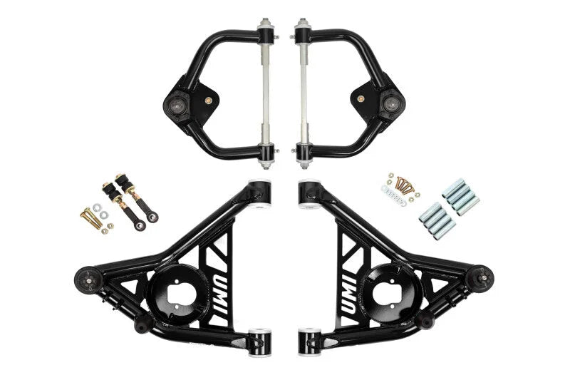 UMI Performance 70-81 GM F-Body Front A-arm Kit Delrin Bushings Tall Ball Joints