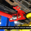 Load image into Gallery viewer, UMI Performance 70-81 GM F-Body Leaf Spring Traction Bars - Side View