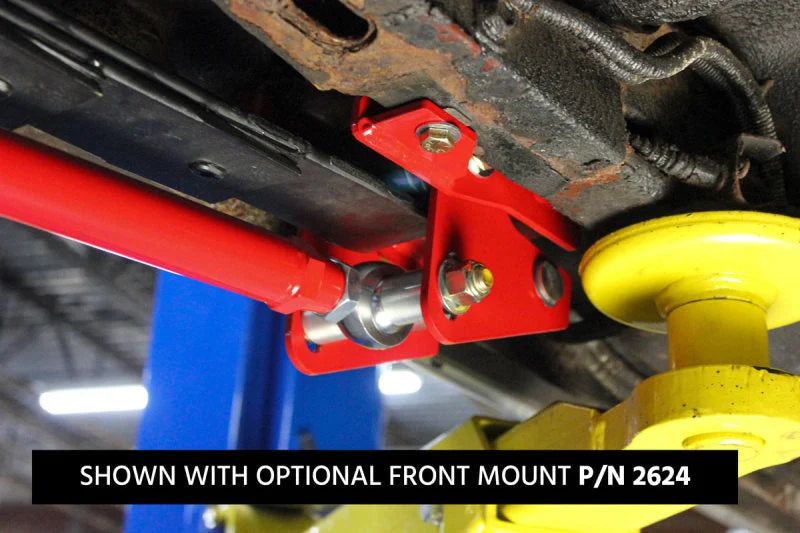 UMI Performance 70-81 GM F-Body Leaf Spring Traction Bars - Side View