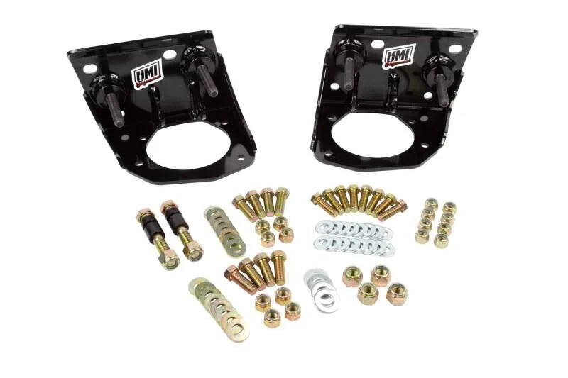 UMI Performance 73-87 GM C10 CornerMax A-Arm Kit - Black - Installation View