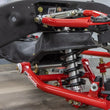 Load image into Gallery viewer, UMI Performance 73-87 GM C10 CornerMax A-Arm Kit - Red - Installation View