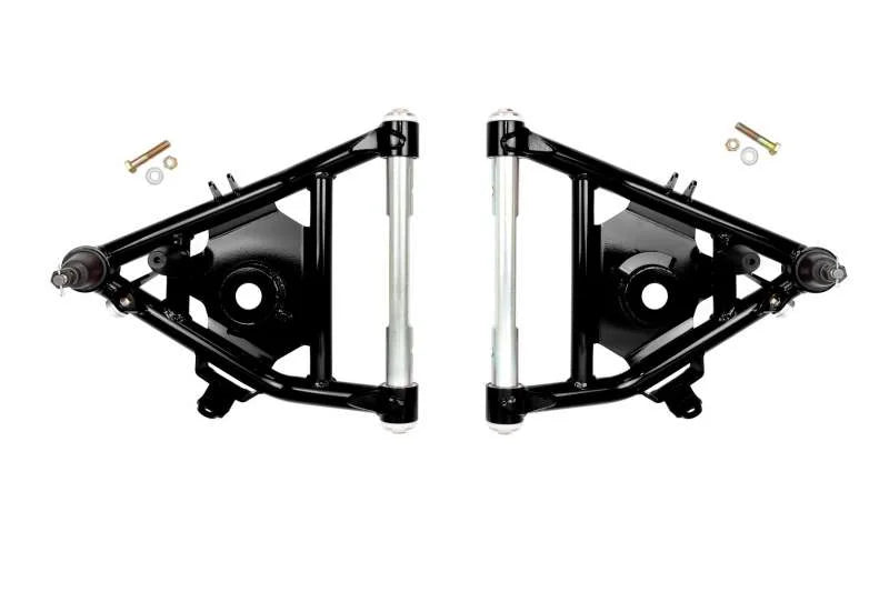 UMI Performance 73-87 GM C10 Street Performance Lower Control Arms - Black - Main Product View