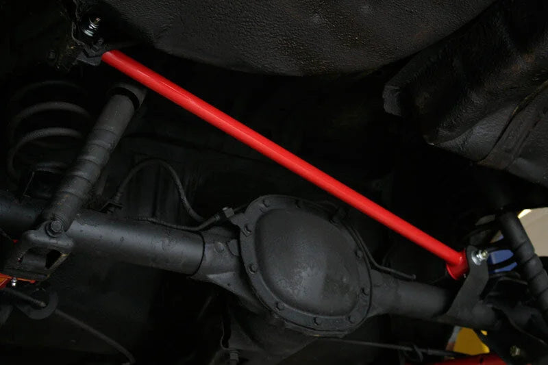 UMI Performance 75-80 GM H-Body On-Car Adjustable Panhard Bar- Rod End - Side View