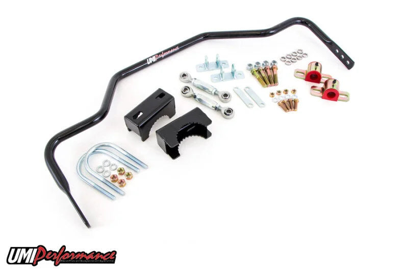 UMI Performance 78-88 GM G-Body 1in Tubular Rear Sway Bar Chassis Mounted Pro-Tour - Main Product View