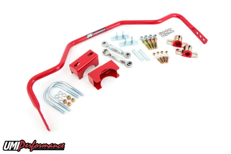 UMI Performance 78-88 GM G-Body 1in Tubular Rear Sway Bar Chassis Mounted Pro-Tour - Main Product View