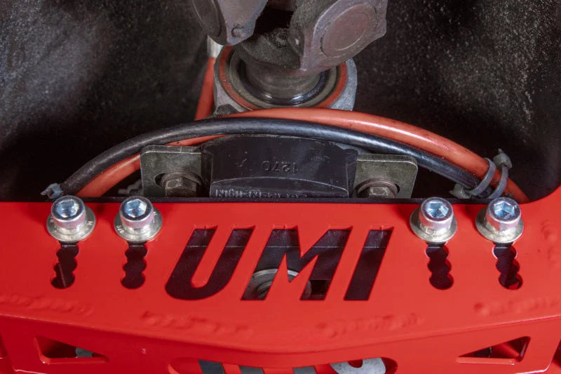 UMI Performance 78-88 GM G-Body Modular Adjustable Transmission Crossmember - Black - Additional View 10