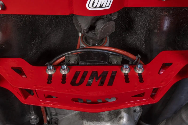 UMI Performance 78-88 GM G-Body Modular Adjustable Transmission Crossmember - Black - Additional View 11