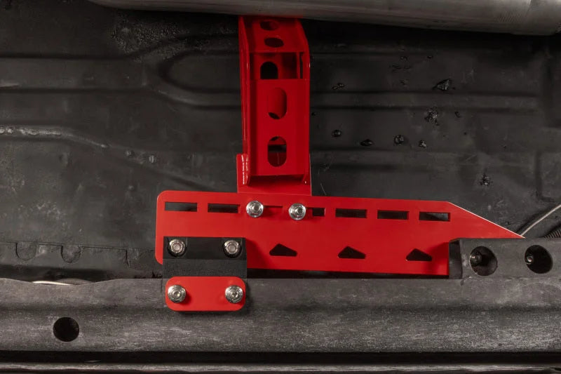 UMI Performance 78-88 GM G-Body Modular Adjustable Transmission Crossmember - Red - Additional View 9