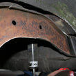 Load image into Gallery viewer, UMI Performance 78-88 GM G-Body Rear Frame Notching Kit Weld In - Side View