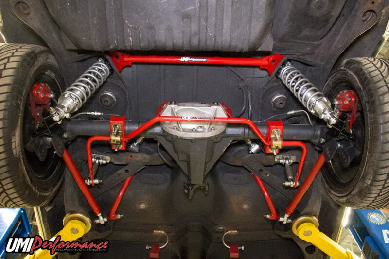UMI Performance 78-88 GM G-Body Rear Shock Tower Brace Bolt In - Installation View