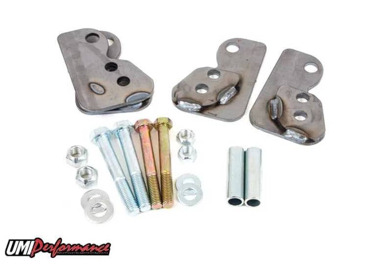 UMI Performance 78-96 GM B-Body Lower Control Arm Relocation Brackets - Main Product View