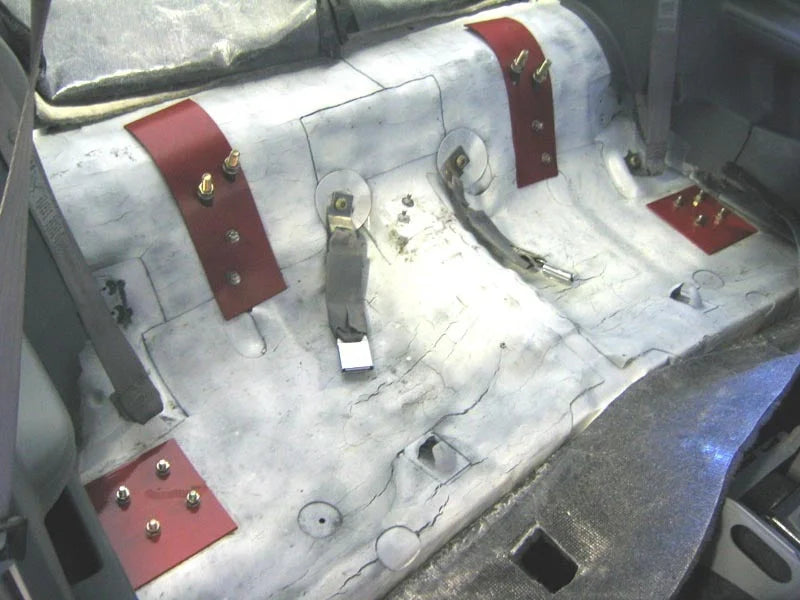 UMI Performance 79-04 Ford Mustang Upper Control Arm Reinforcement - Installation View