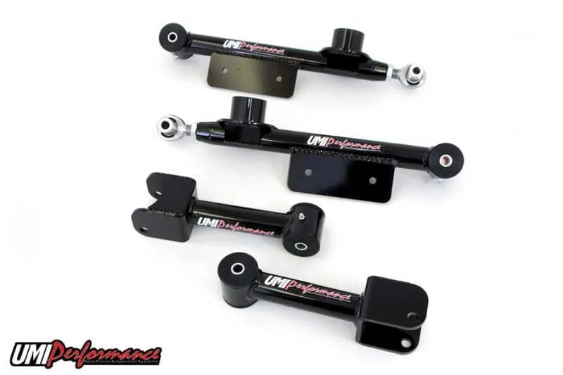 UMI Performance 79-98 Ford Mustang Upper & Lower Rear Control Arms Kit - Main Product View