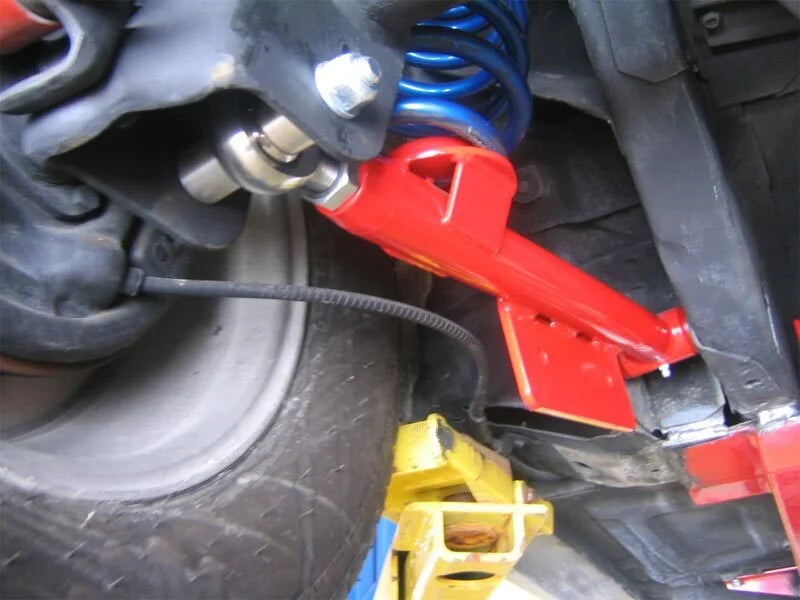 UMI Performance 79-98 Ford Mustang Upper & Lower Rear Control Arms Kit - Back View