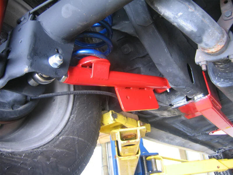 UMI Performance 79-98 Ford Mustang Upper & Lower Rear Control Arms Kit - Installation View