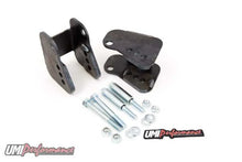 Load image into Gallery viewer, UMI Performance 82-02 GM F-Body Lower Control Arm Relocation Brackets Weld-In - Main Product View