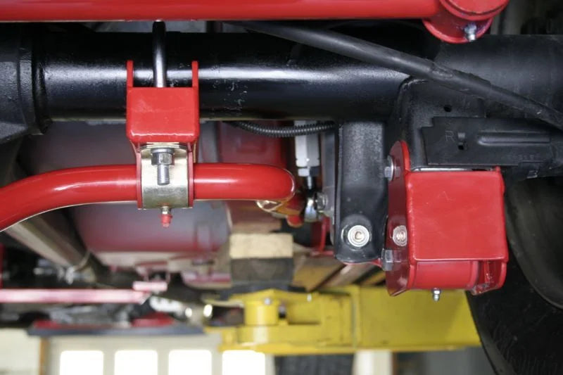 UMI Performance 82-02 GM F-Body Rear Drag Sway Bar- 3in Axle Tubes - Installation View