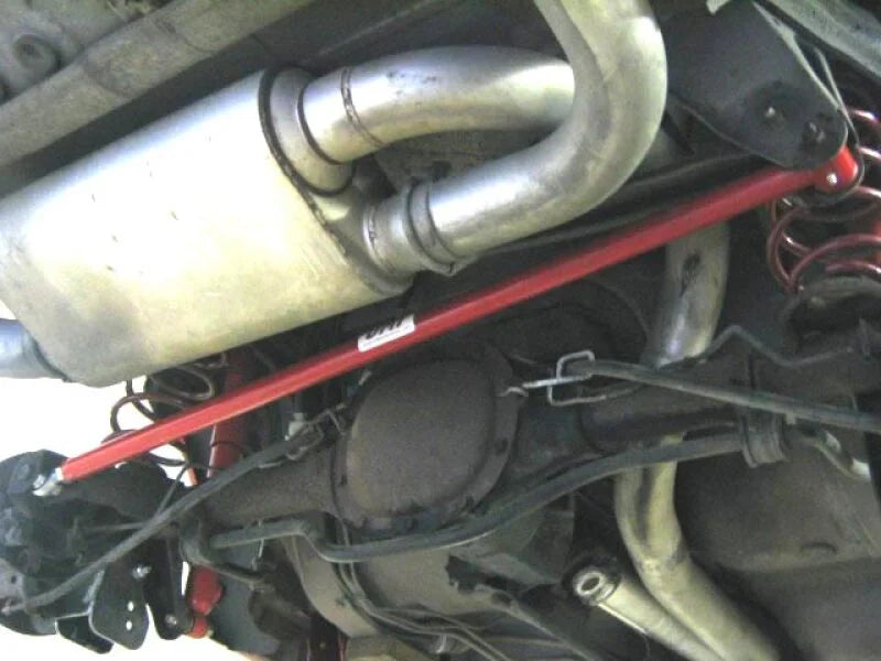 UMI Performance 82-02 GM F-Body Single Adjustable Lower Control Arms and Panhard Bar Kit - Back View