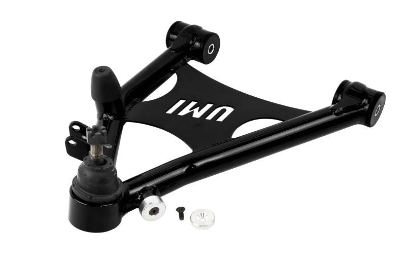 UMI Performance 82-92 GM F-Body Front Lower A-arms Polyurethane Coilover Specific - Side View
