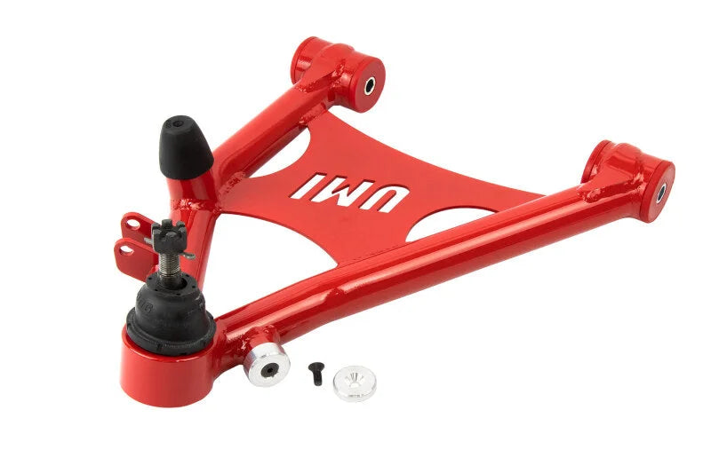 UMI Performance 82-92 GM F-Body Front Lower A-arms Polyurethane Coilover Specific - Side View
