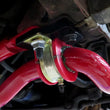Load image into Gallery viewer, UMI Performance 82-92 GM F-Body Front Sway Bar Relocation Brackets - Detail View