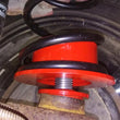 Load image into Gallery viewer, UMI Performance 82-92 GM F-Body Front Weight Jack System 850lb Street Handling - Back View