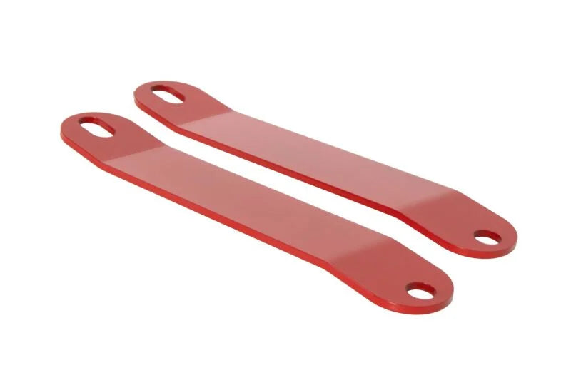 UMI Performance 82-92 GM F-Body K-Member Coilover Brackets - Red - Side View