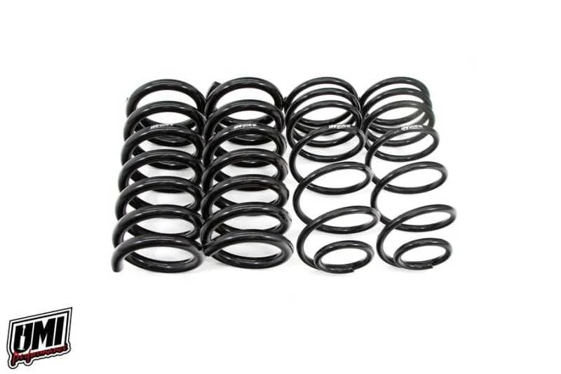 UMI Performance 82-92 GM F-Body Lowering Spring Kit 1in-1.5in lowering - Main Product View