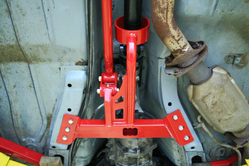 UMI Performance 82-92 GM F-Body Tunnel Mounted Torque Arm- Fits TH400 Transmission - Side View