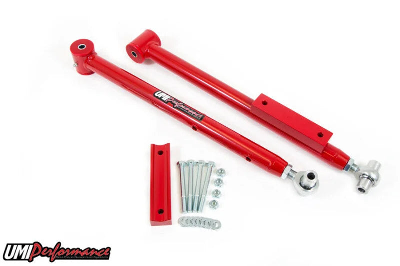 UMI Performance 91-96 Impala SS Adjustable Extended Length Lower Control Arms- Rod Ends - Main Product View
