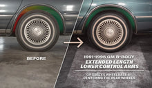Load image into Gallery viewer, UMI Performance 91-96 Impala SS Adjustable Extended Length Lower Control Arms- Rod Ends - Additional View 5