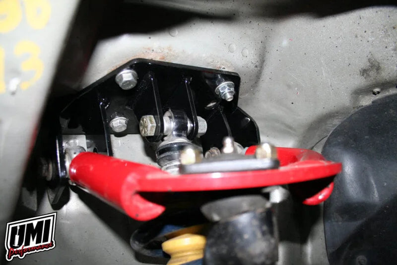 UMI Performance 93-02 F-Body Front Upper A-Arm Mounts Adjustable Coil Over Only - Installation View