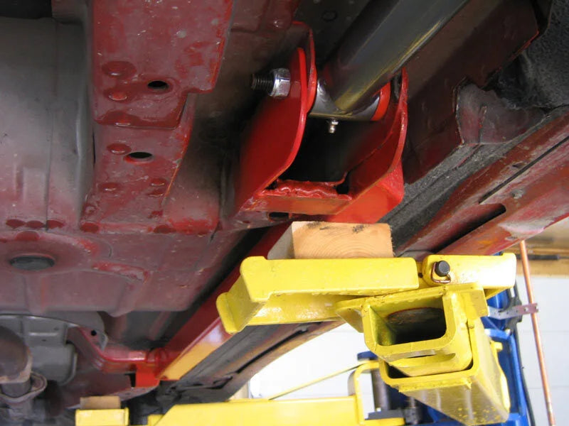 UMI Performance 93-02 GM F-Body Boxed Style Weld-In Subframe Connectors - Installation View