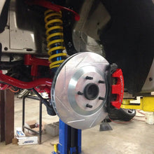 Load image into Gallery viewer, UMI Performance 93-02 GM F-Body C5/C6 Brake Conversion Brackets - Installation View