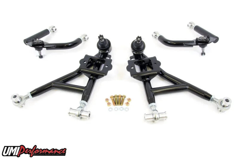 UMI Performance 93-02 GM F-Body Front A-Arm Kit Adjustable Drag - Main Product View