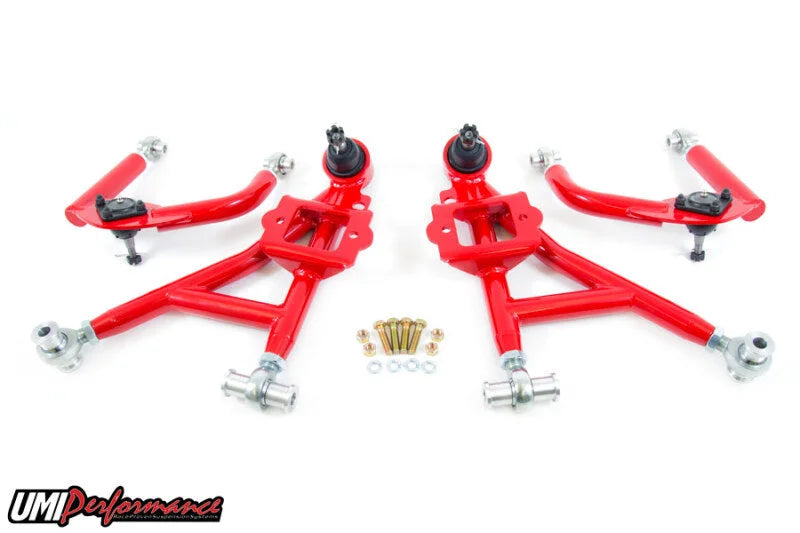 UMI Performance 93-02 GM F-Body Front A-Arm Kit Adjustable Drag - Main Product View