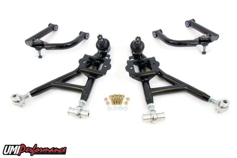 UMI Performance 93-02 GM F-Body Front A-Arm Kit Adjustable Lower Budget Drag - Main Product View