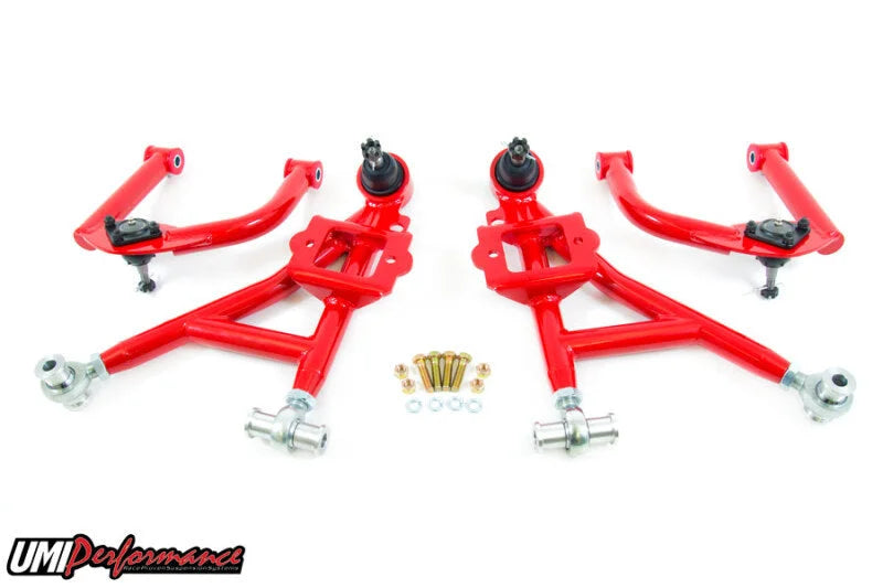 UMI Performance 93-02 GM F-Body Front A-Arm Kit Adjustable Lower Budget Drag - Main Product View