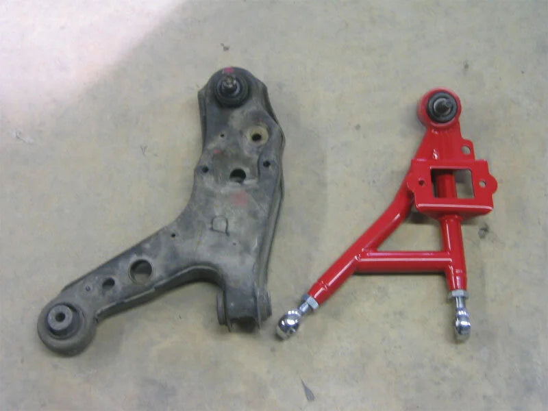 UMI Performance 93-02 GM F-Body Front Adjustable Lower A-Arms - Drag - CrMo - Installation View
