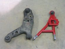 Load image into Gallery viewer, UMI Performance 93-02 GM F-Body Front Adjustable Lower A-Arms - Drag - CrMo - Installation View
