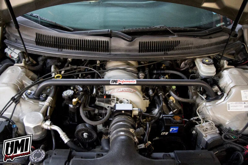 UMI Performance 93-02 GM F-Body Shock Tower Brace - Side View