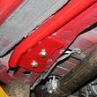 Load image into Gallery viewer, UMI Performance 93-02 GM F-Body Tubular Subframe Connectors Convertible Bolt In - Back View